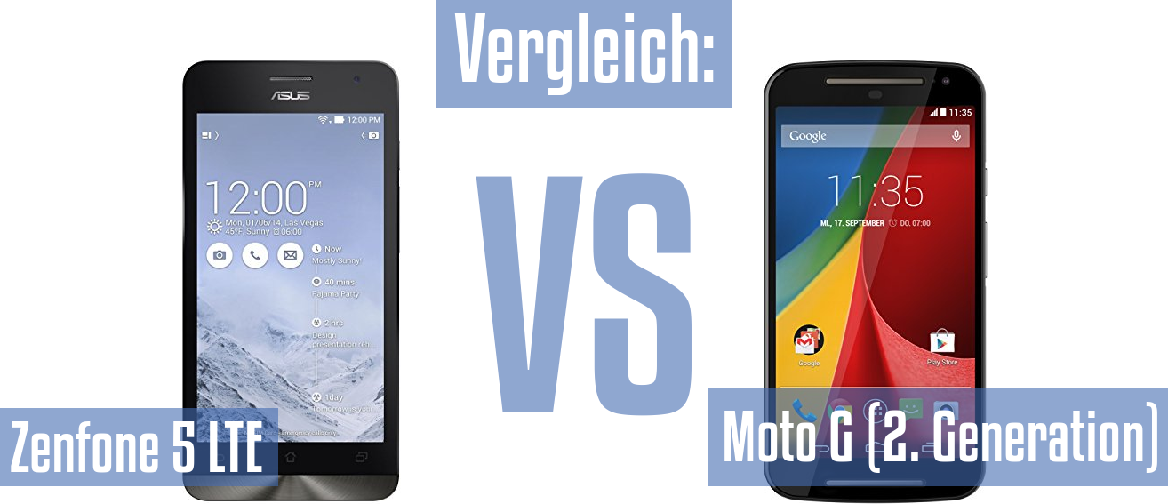 Asus Zenfone 5 LTE und Asus Zenfone 5 LTE im Vergleichstest
