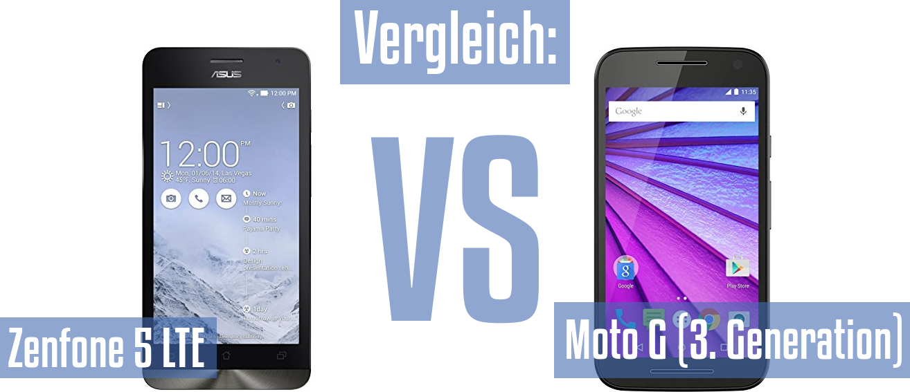 Asus Zenfone 5 LTE und Asus Zenfone 5 LTE im Vergleichstest