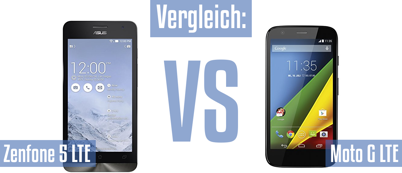 Asus Zenfone 5 LTE und Asus Zenfone 5 LTE im Vergleichstest