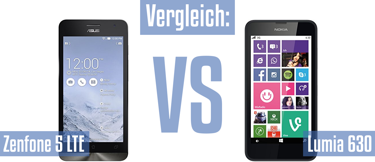 Asus Zenfone 5 LTE und Asus Zenfone 5 LTE im Vergleichstest