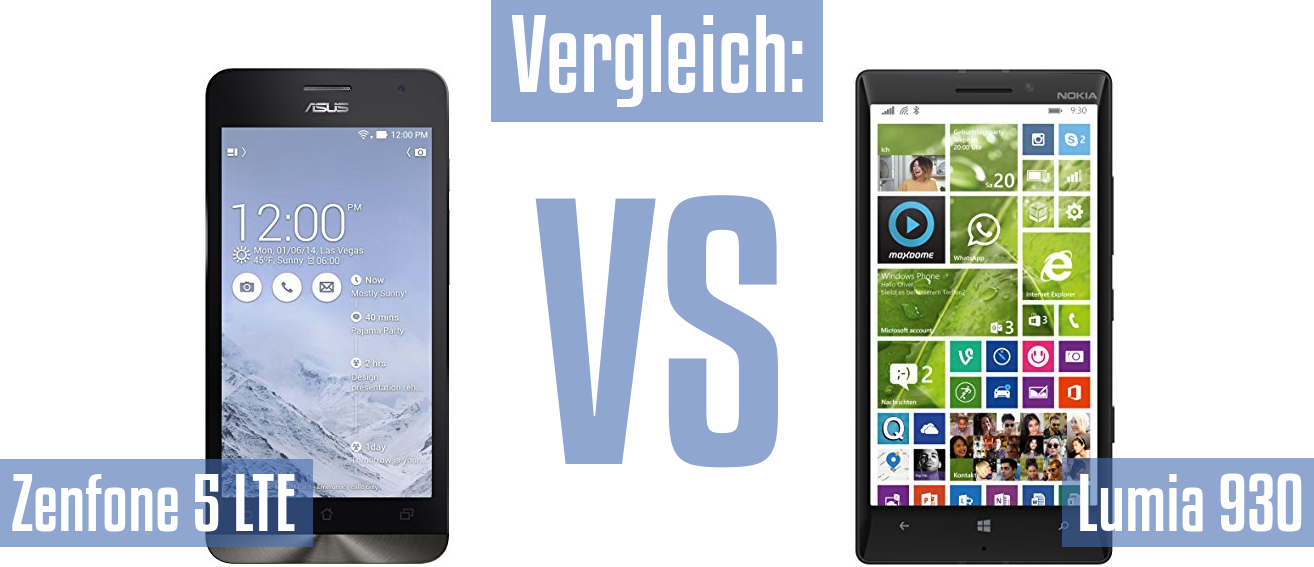 Asus Zenfone 5 LTE und Asus Zenfone 5 LTE im Vergleichstest