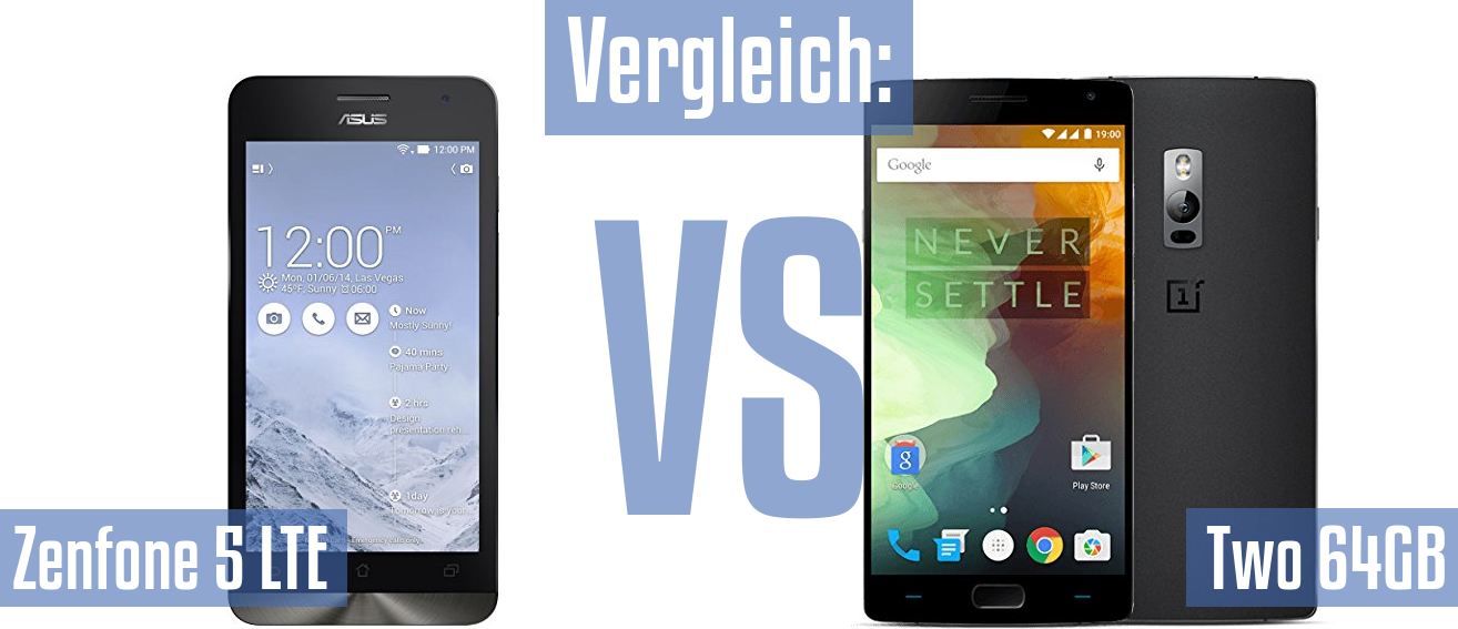 Asus Zenfone 5 LTE und Asus Zenfone 5 LTE im Vergleichstest