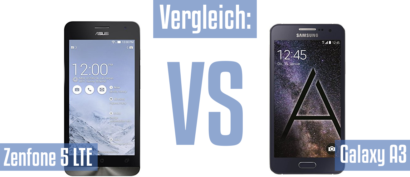 Asus Zenfone 5 LTE und Asus Zenfone 5 LTE im Vergleichstest