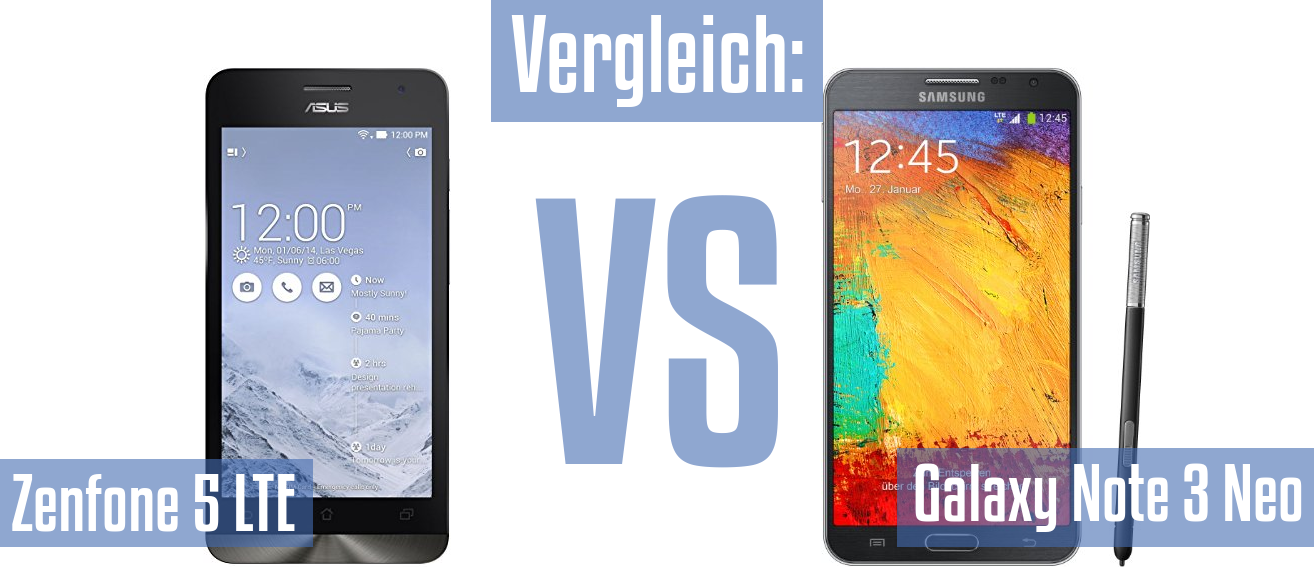 Asus Zenfone 5 LTE und Asus Zenfone 5 LTE im Vergleichstest