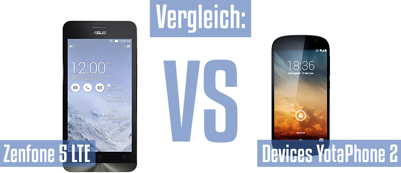 Asus Zenfone 5 LTE und Asus Zenfone 5 LTE im Vergleichstest