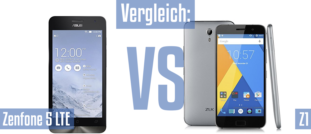 Asus Zenfone 5 LTE und Asus Zenfone 5 LTE im Vergleichstest