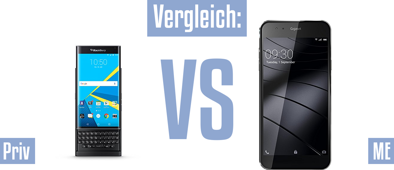 Blackberry Priv und Blackberry Priv im Vergleichstest