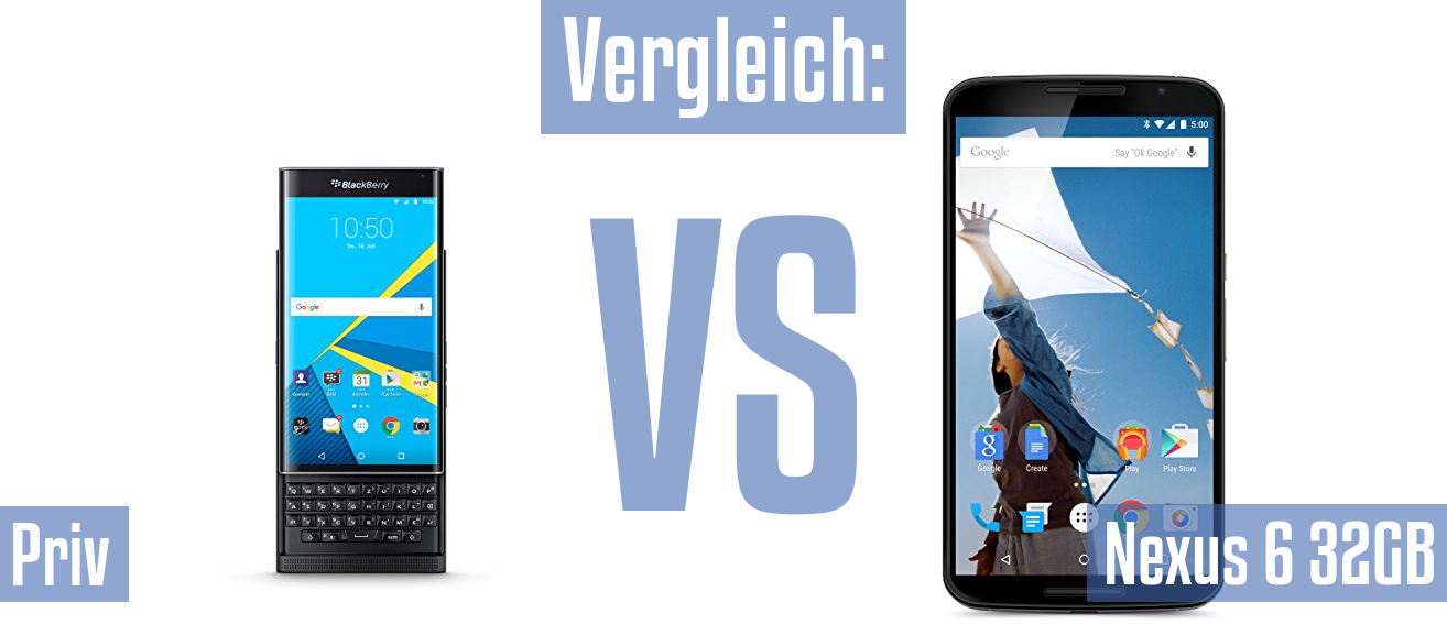 Blackberry Priv und Blackberry Priv im Vergleichstest