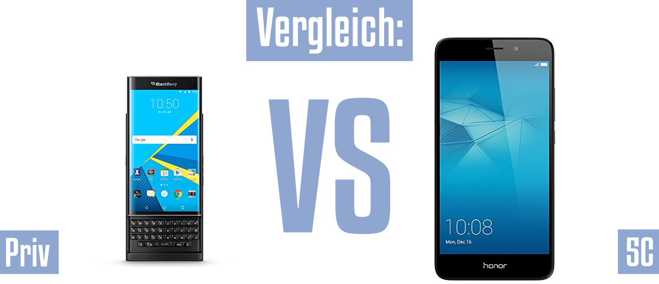 Blackberry Priv und Blackberry Priv im Vergleichstest