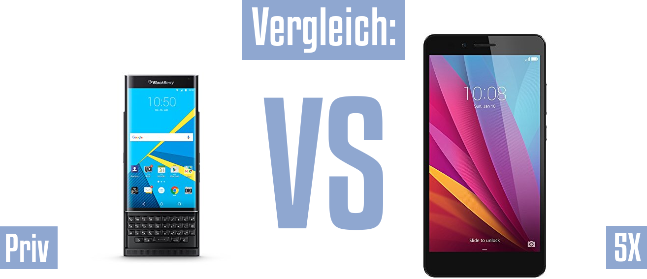 Blackberry Priv und Blackberry Priv im Vergleichstest