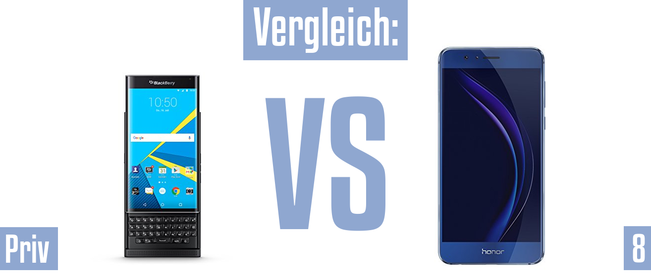 Blackberry Priv und Blackberry Priv im Vergleichstest