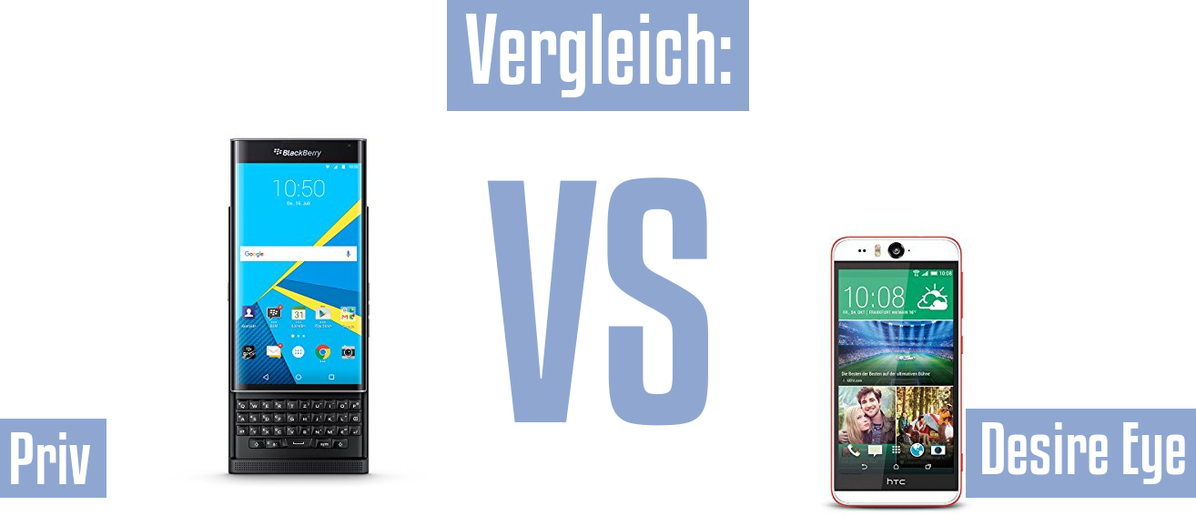 Blackberry Priv und Blackberry Priv im Vergleichstest