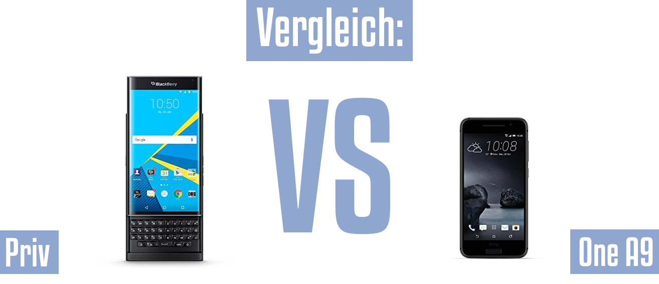 Blackberry Priv und Blackberry Priv im Vergleichstest