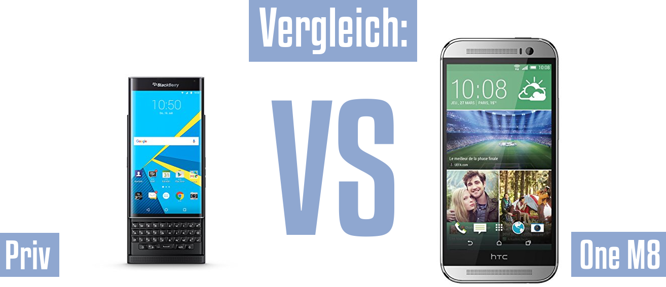 Blackberry Priv und Blackberry Priv im Vergleichstest