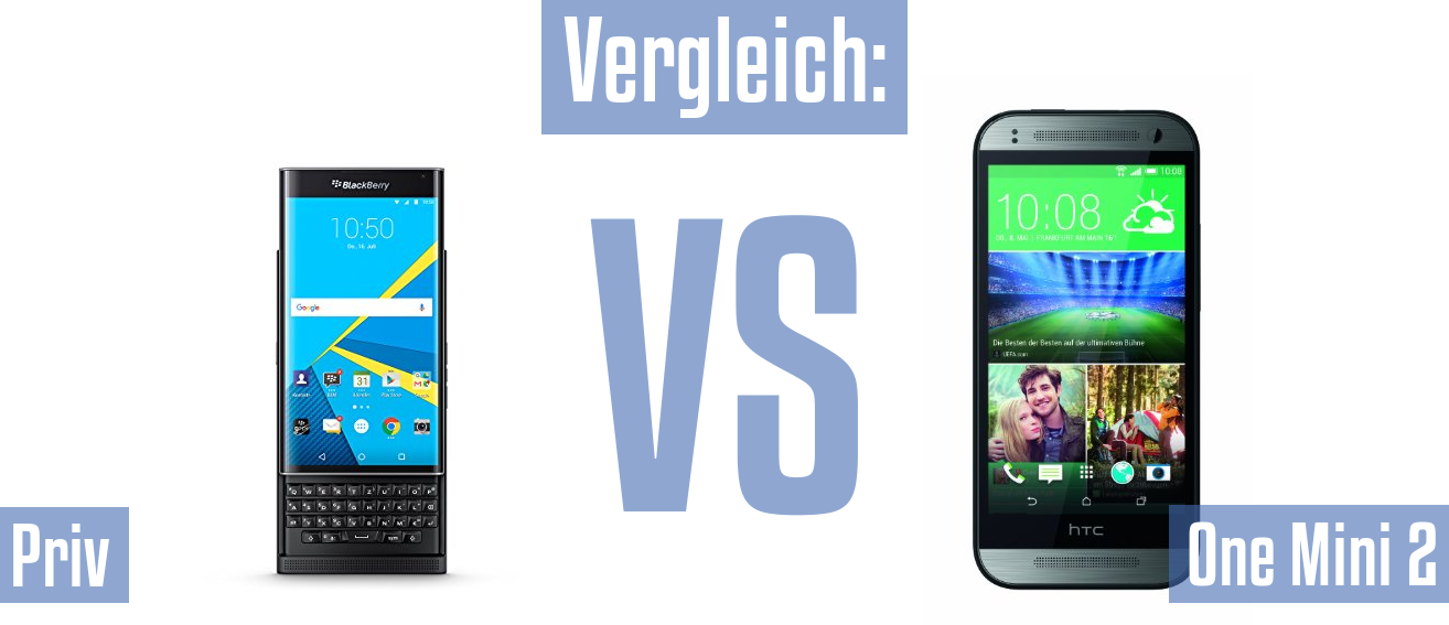 Blackberry Priv und Blackberry Priv im Vergleichstest