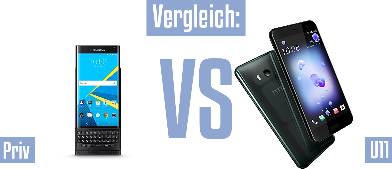 Blackberry Priv und Blackberry Priv im Vergleichstest