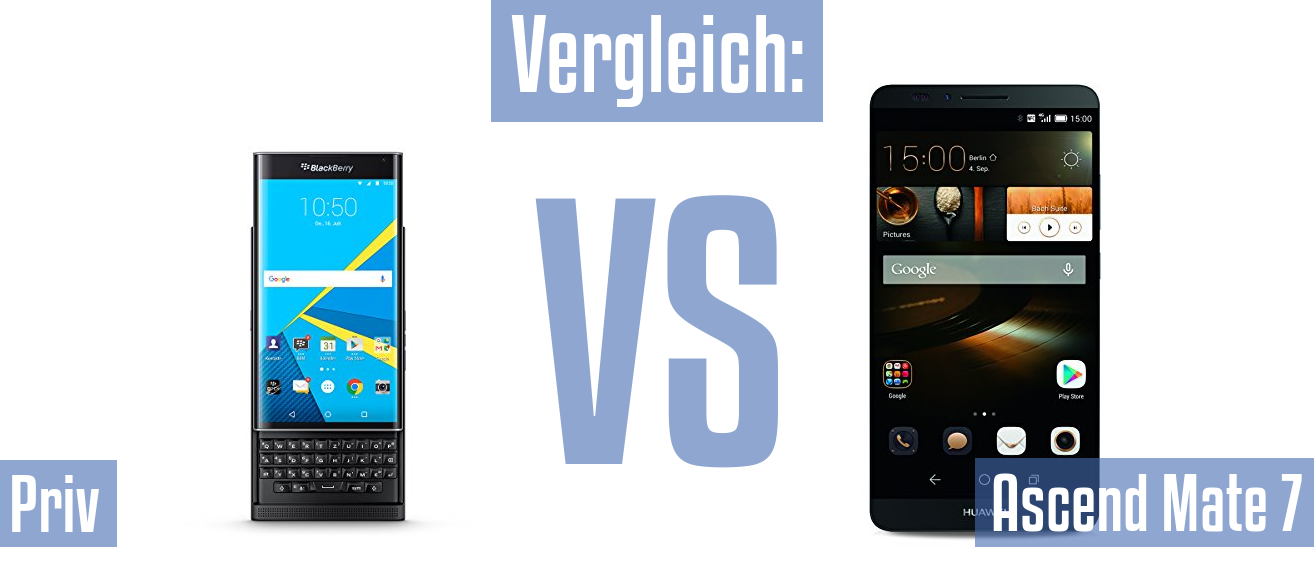 Blackberry Priv und Blackberry Priv im Vergleichstest