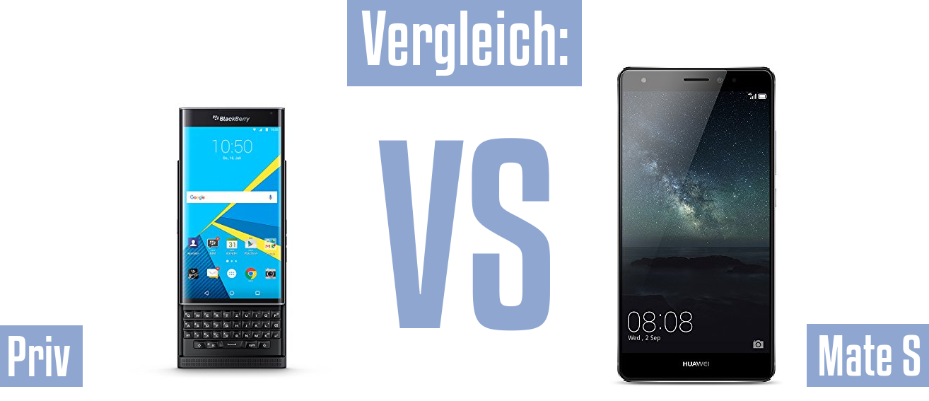 Blackberry Priv und Blackberry Priv im Vergleichstest