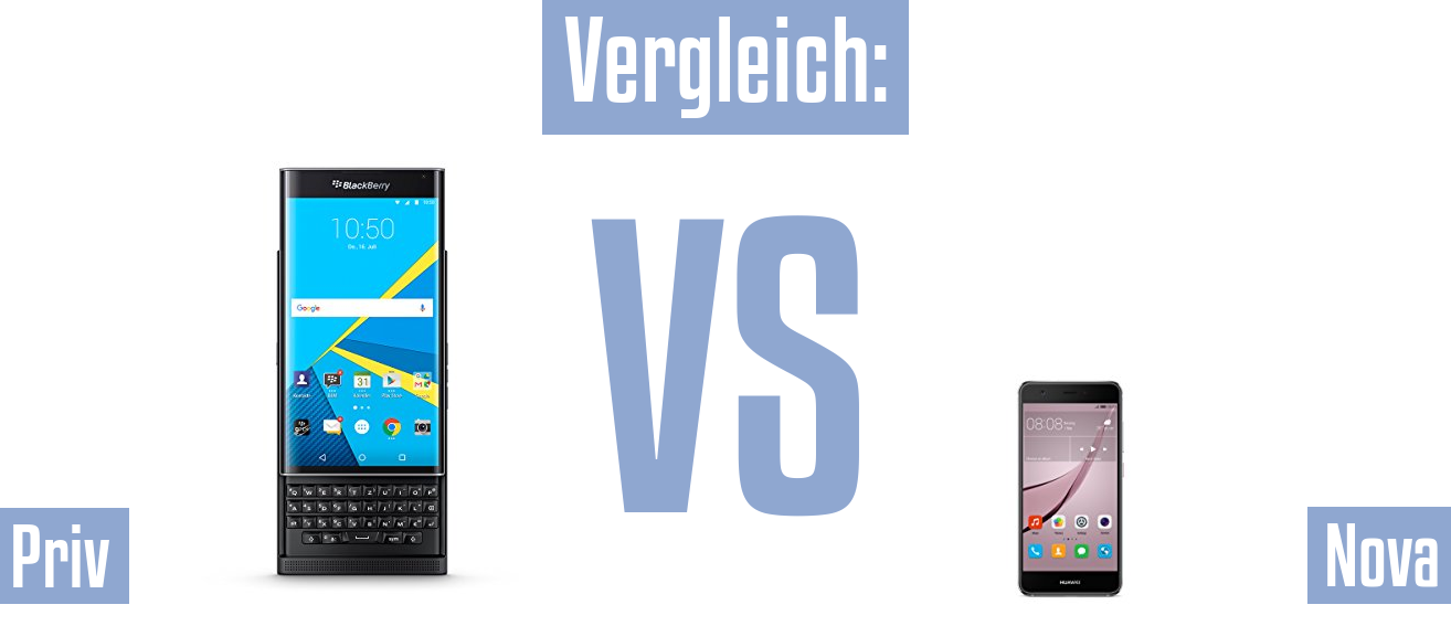 Blackberry Priv und Blackberry Priv im Vergleichstest