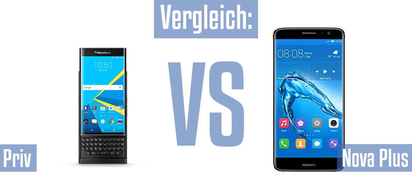 Blackberry Priv und Blackberry Priv im Vergleichstest