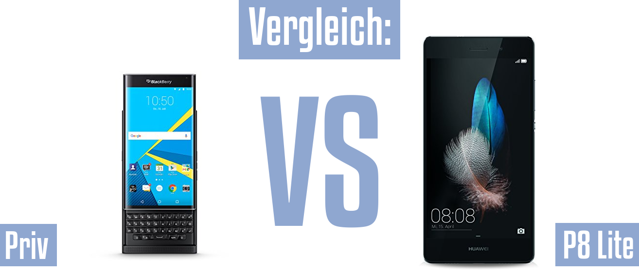 Blackberry Priv und Blackberry Priv im Vergleichstest