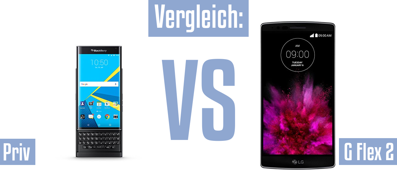 Blackberry Priv und Blackberry Priv im Vergleichstest