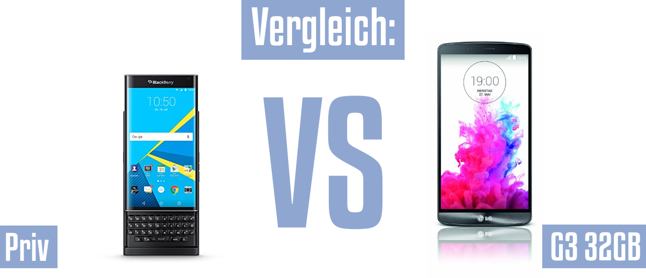 Blackberry Priv und Blackberry Priv im Vergleichstest