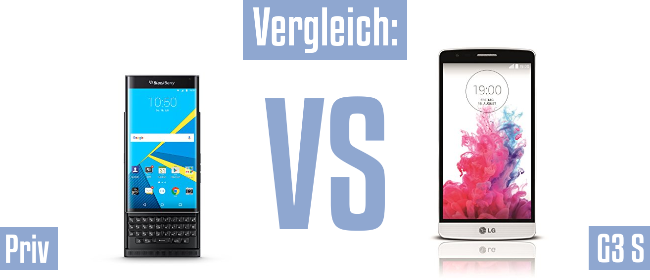 Blackberry Priv und Blackberry Priv im Vergleichstest