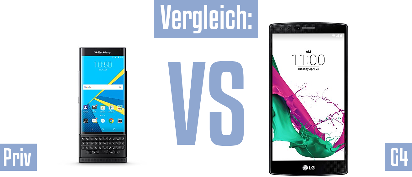 Blackberry Priv und Blackberry Priv im Vergleichstest