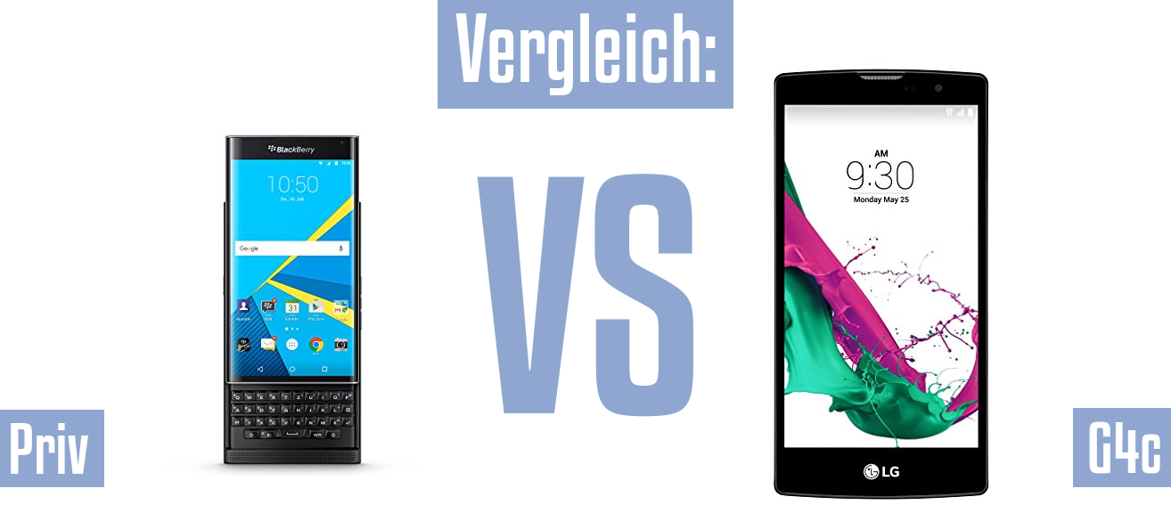 Blackberry Priv und Blackberry Priv im Vergleichstest