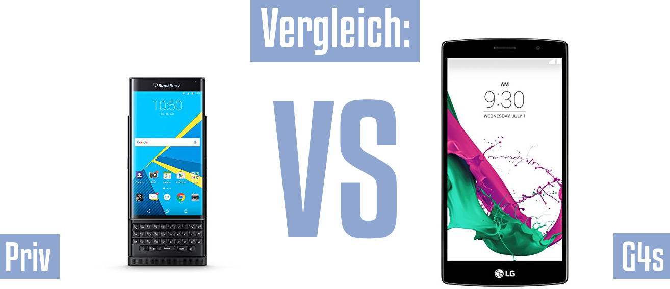 Blackberry Priv und Blackberry Priv im Vergleichstest