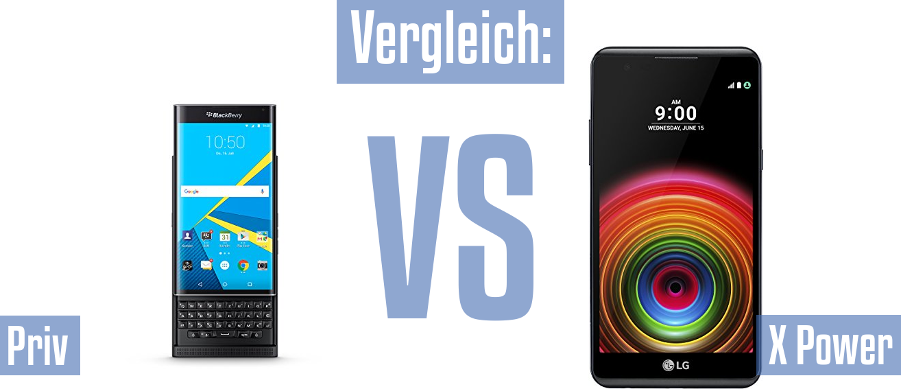 Blackberry Priv und Blackberry Priv im Vergleichstest