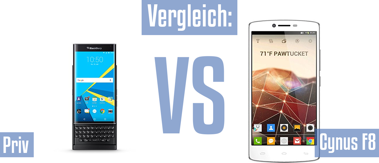 Blackberry Priv und Blackberry Priv im Vergleichstest