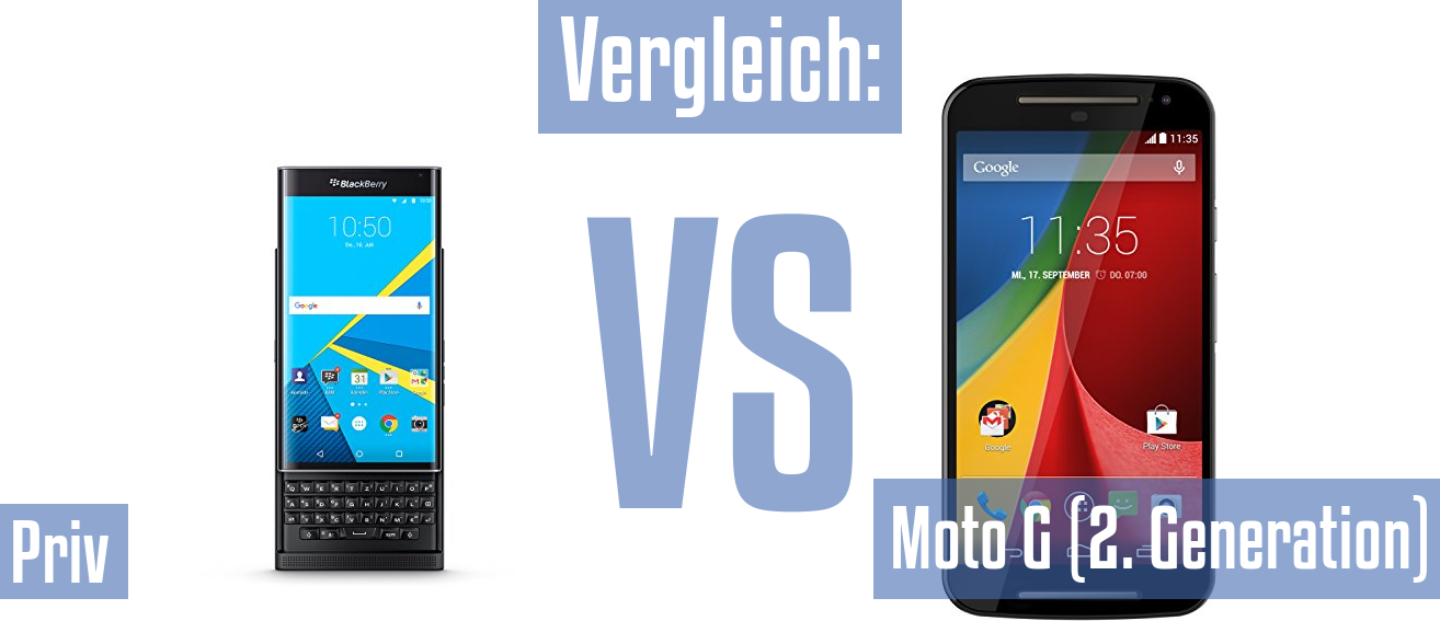 Blackberry Priv und Blackberry Priv im Vergleichstest