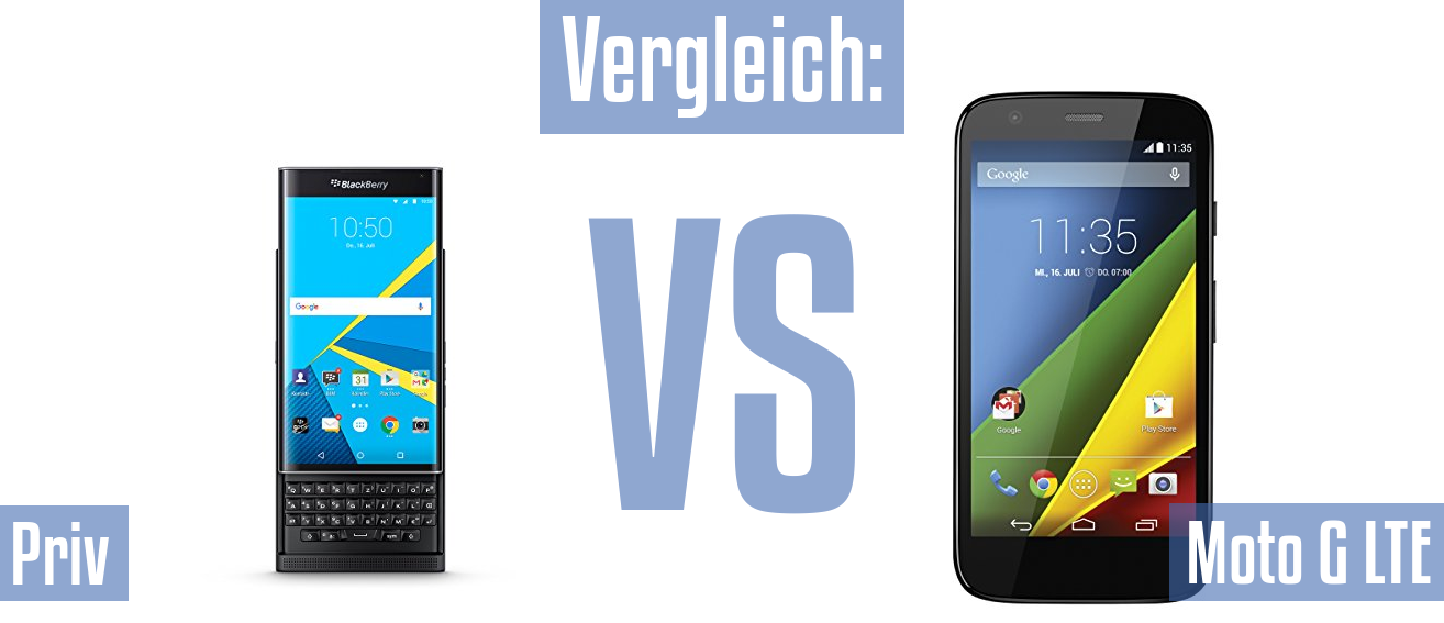 Blackberry Priv und Blackberry Priv im Vergleichstest