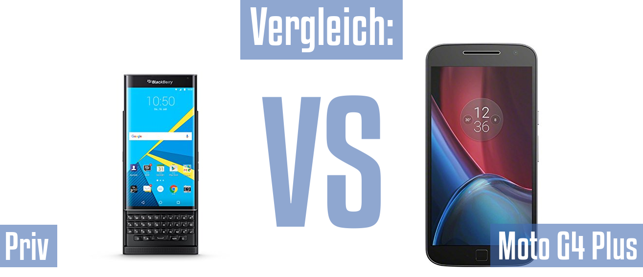 Blackberry Priv und Blackberry Priv im Vergleichstest