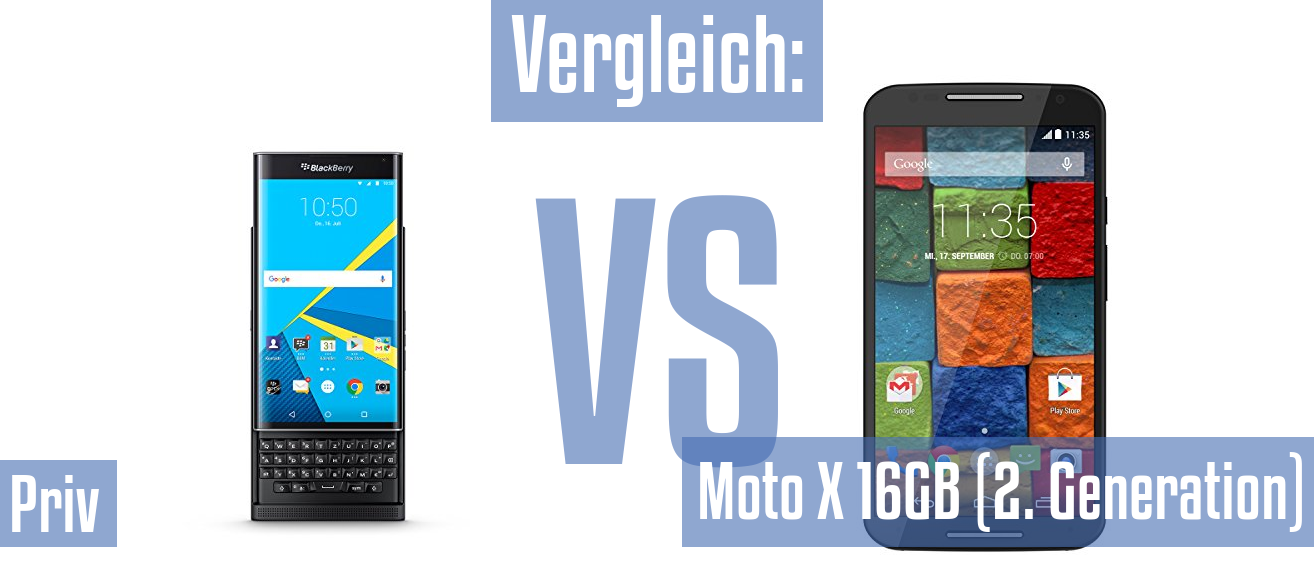 Blackberry Priv und Blackberry Priv im Vergleichstest