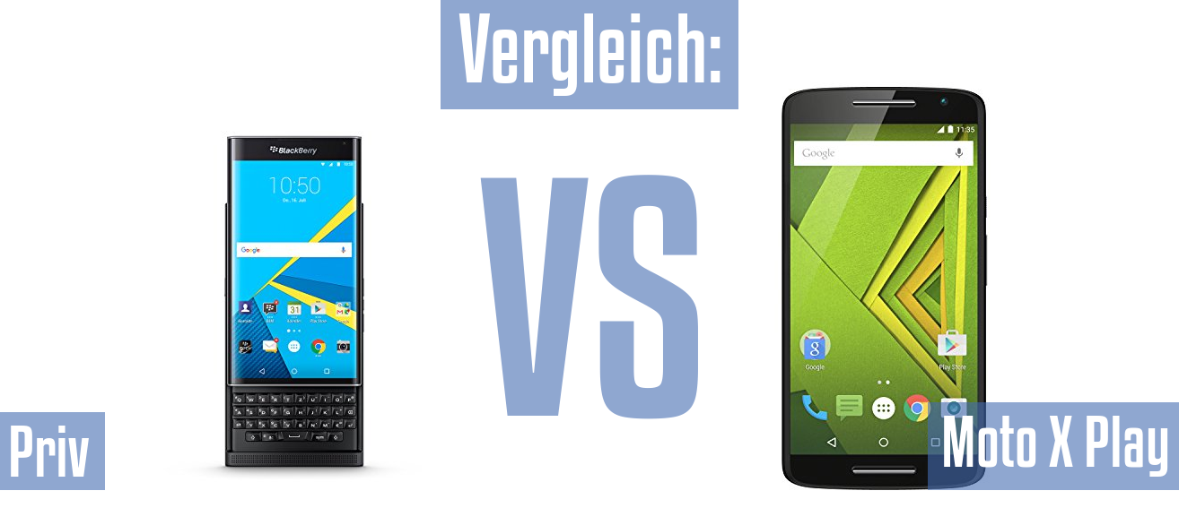 Blackberry Priv und Blackberry Priv im Vergleichstest