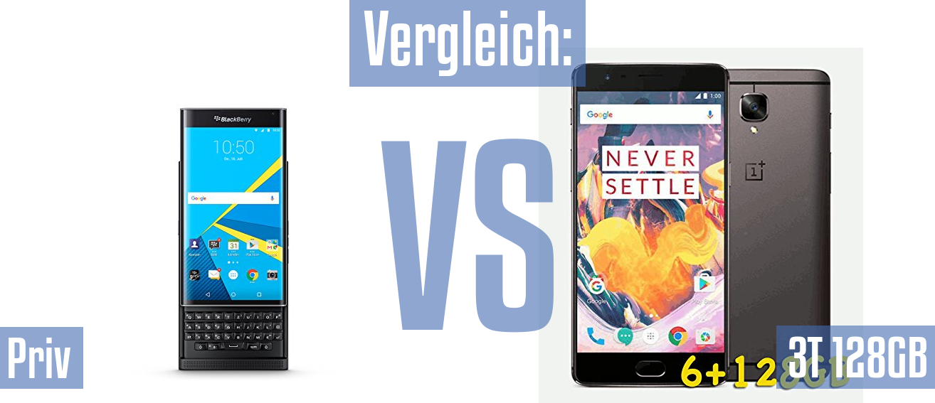 Blackberry Priv und Blackberry Priv im Vergleichstest