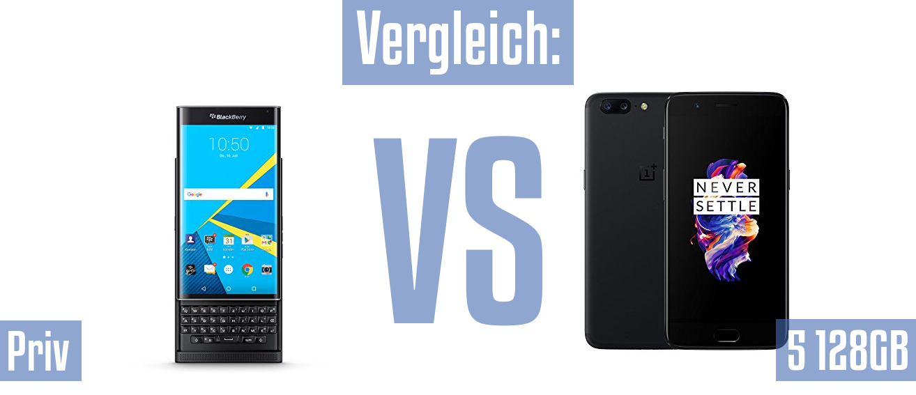 Blackberry Priv und Blackberry Priv im Vergleichstest