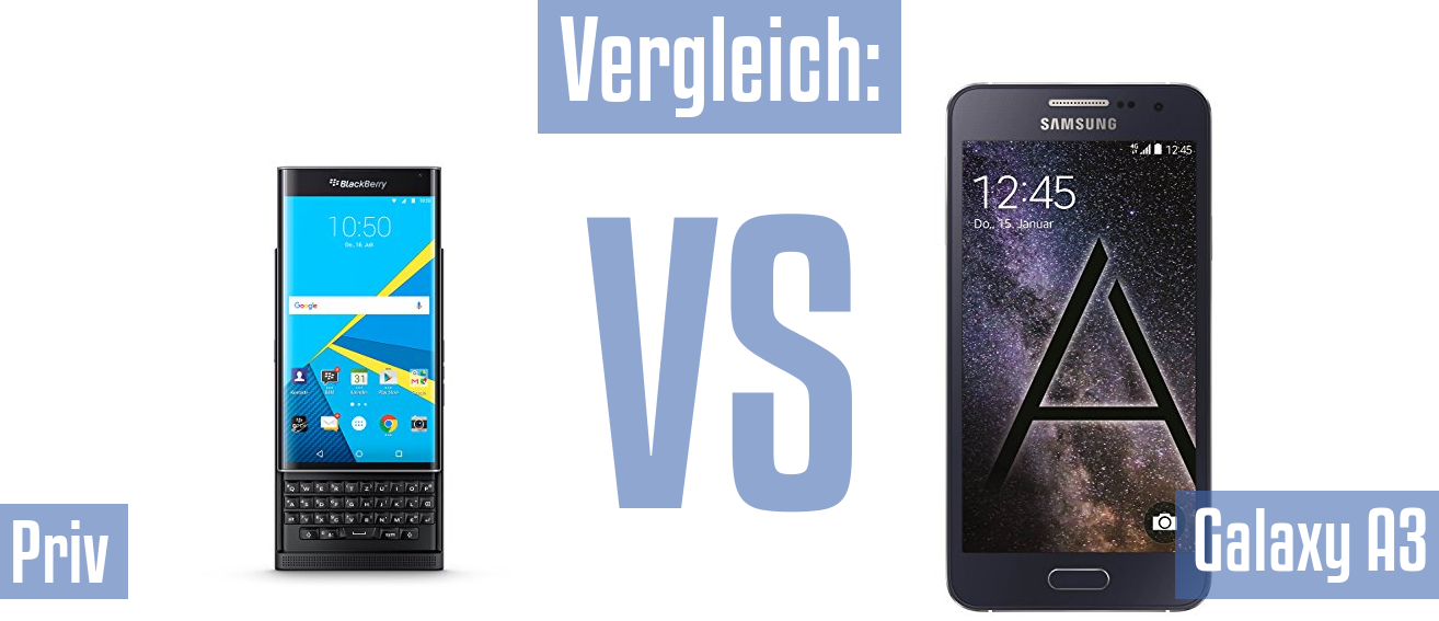 Blackberry Priv und Blackberry Priv im Vergleichstest