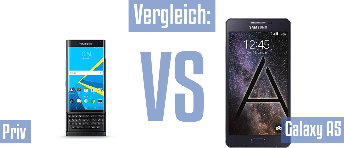 Blackberry Priv und Blackberry Priv im Vergleichstest