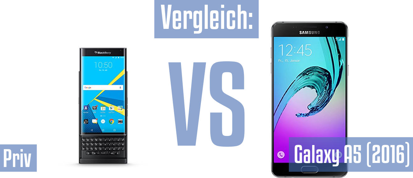 Blackberry Priv und Blackberry Priv im Vergleichstest