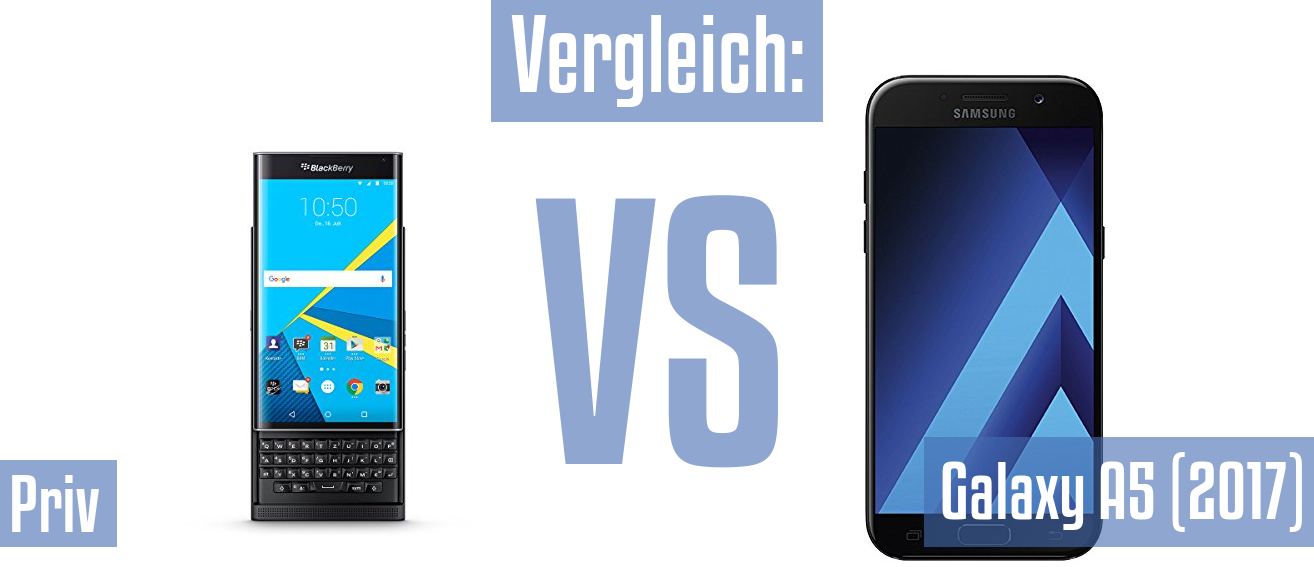 Blackberry Priv und Blackberry Priv im Vergleichstest