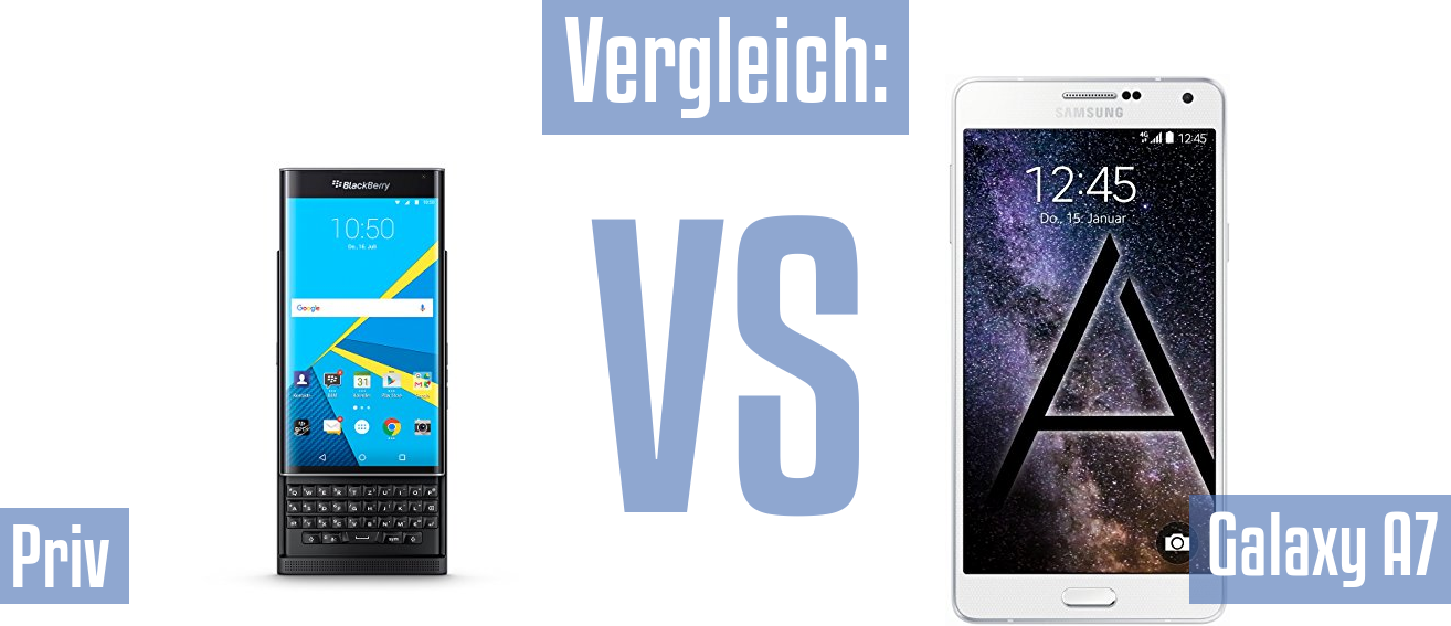 Blackberry Priv und Blackberry Priv im Vergleichstest