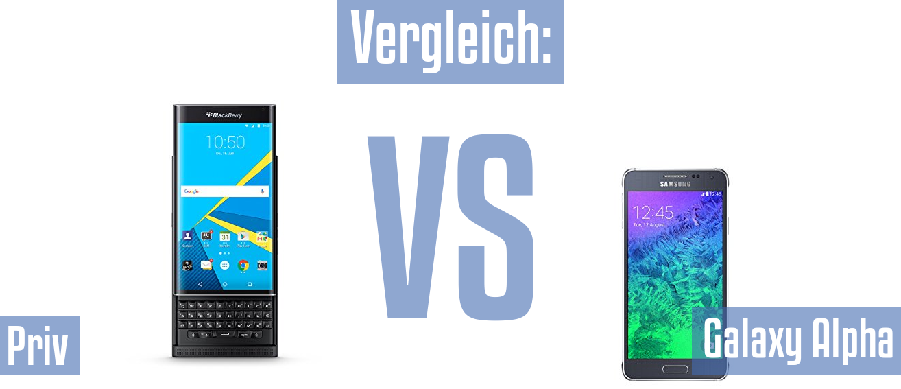 Blackberry Priv und Blackberry Priv im Vergleichstest