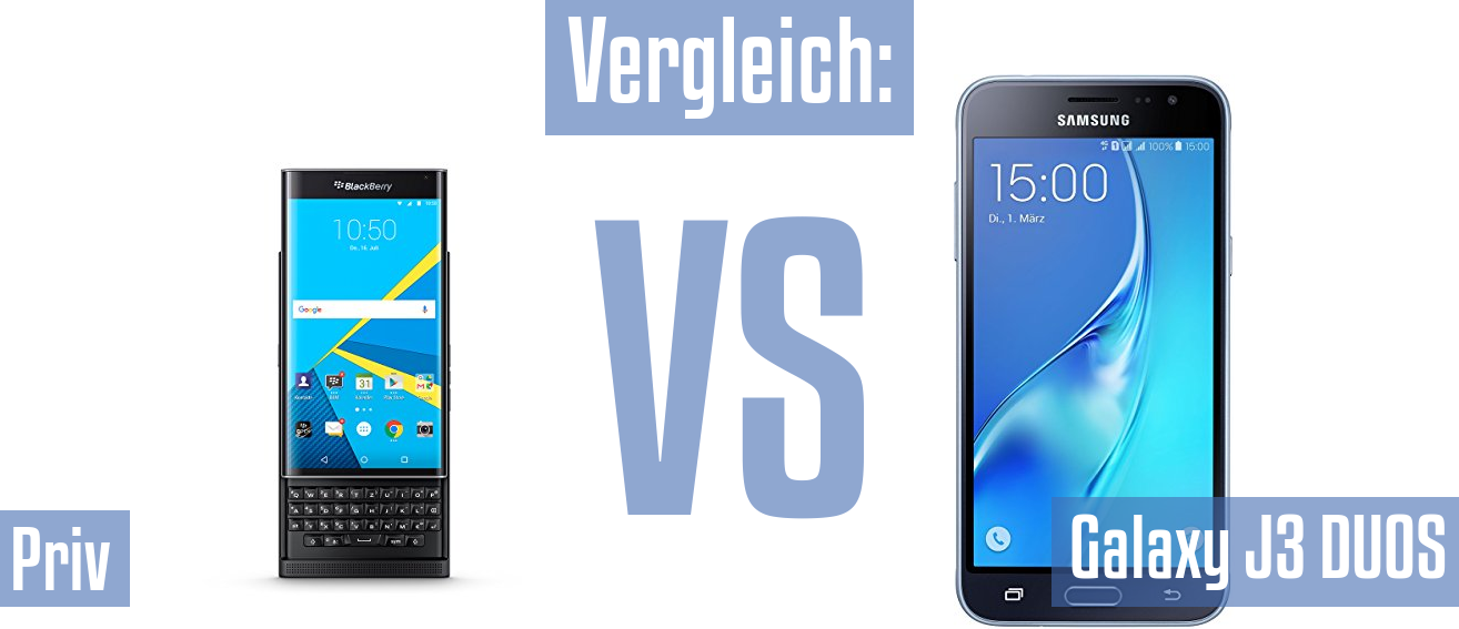 Blackberry Priv und Blackberry Priv im Vergleichstest