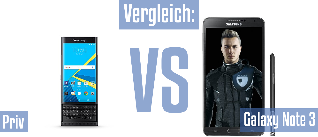 Blackberry Priv und Blackberry Priv im Vergleichstest