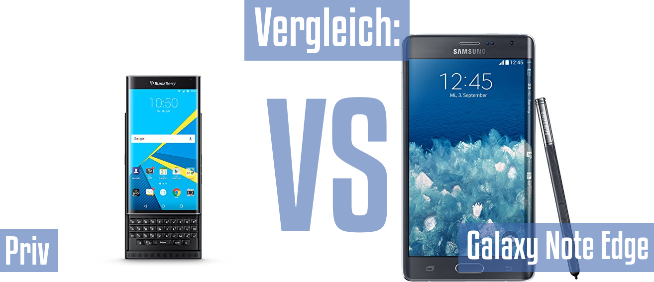 Blackberry Priv und Blackberry Priv im Vergleichstest