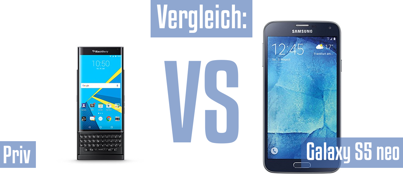 Blackberry Priv und Blackberry Priv im Vergleichstest